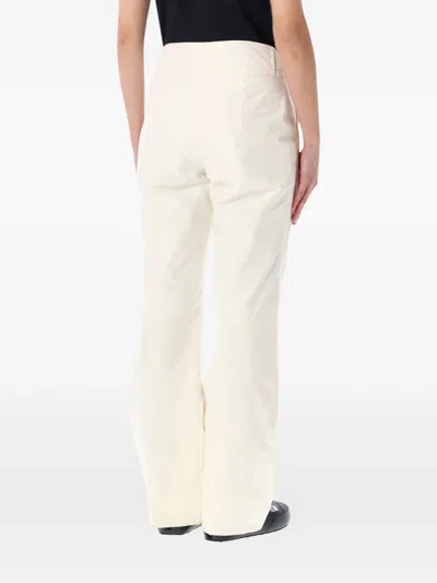 The North Face White Regular Flat Front Pants In Neutral