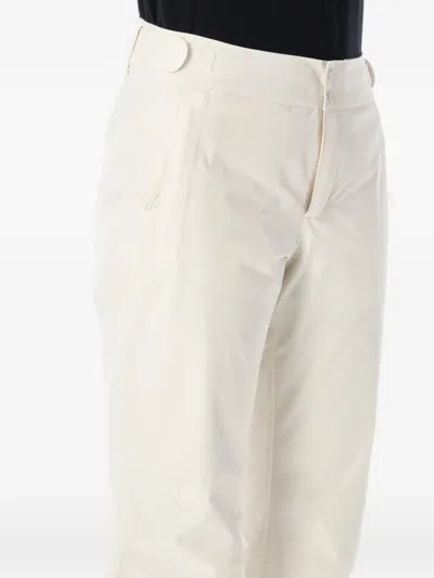 The North Face White Regular Flat Front Pants In Neutral