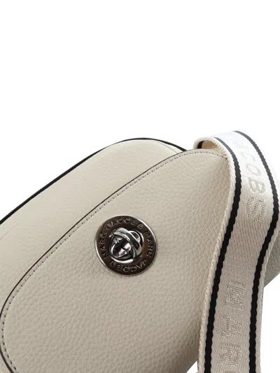 Marc Jacobs Turnlock Logo-strap Shoulder Bag In Neutral