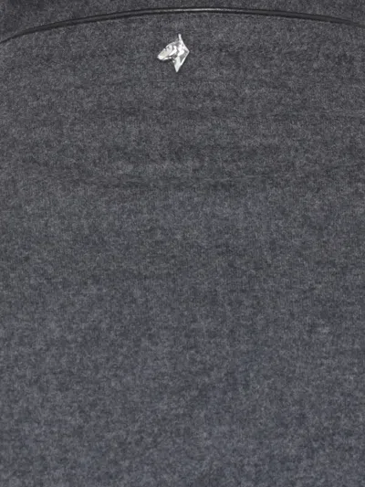 人造皮草领拉链夹克