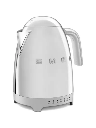 Smeg Logo Kettle In Silver