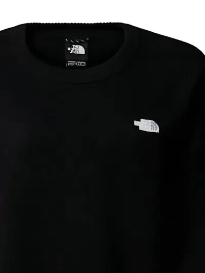 The North Face Evolution Embroidered Oversized Crew In Black