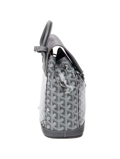Pre-owned Goyard Mini Alpin Backpack In Gray