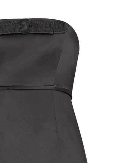 Milly Robin Duchess Bow-embellishment Mini Dress In Animal Print