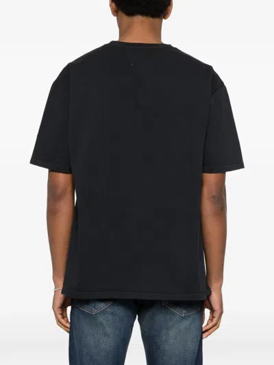 Rhude Graphic Print Crew Neck Short Sleeve T-shirt In Blue