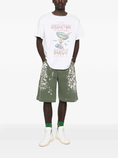 Gallery Dept. Dont Die Graphic Text Crew Neck T-shirt In White