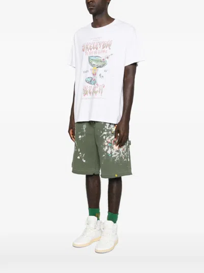 Gallery Dept. Dont Die Graphic Text Crew Neck T-shirt In White