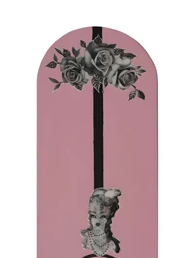 Vj’s Mind La Chatte Skateboard Deck In Pink
