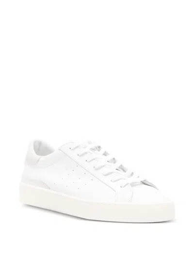 Date Perforated Sneakers In White