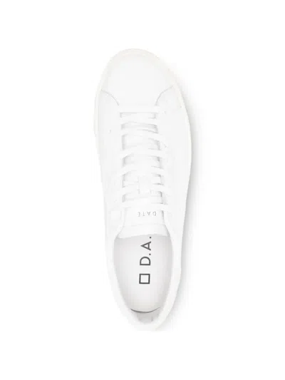 Date Perforated Sneakers In White