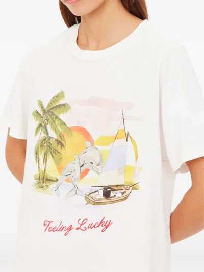 The Upside Printed T-shirt In White
