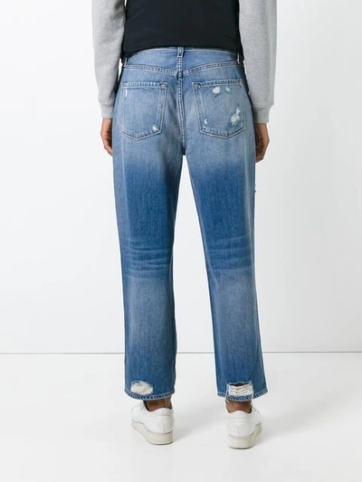 Shop J Brand Ivy Cropped Jeans In Blue