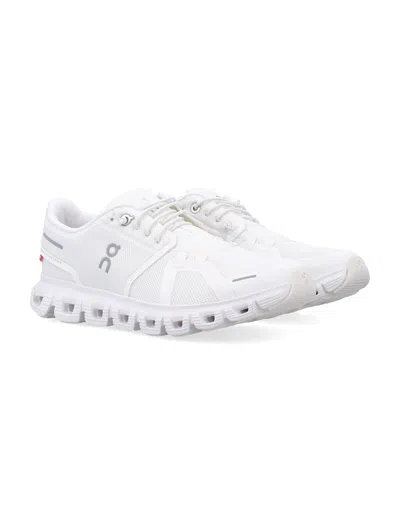On -running Womens Undyed White White F Cloud 5 Mesh Low-top Trainers In White