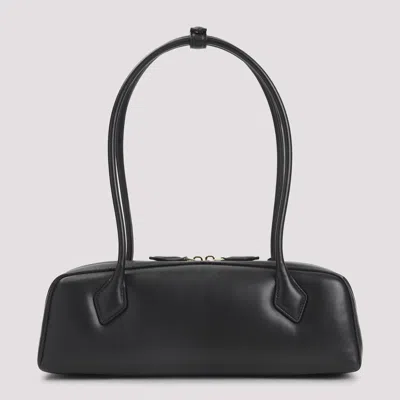 Alaïa Medium Rectangular Shoulder Bag Double Handles In Black