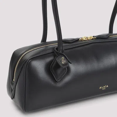 Alaïa Medium Rectangular Shoulder Bag Double Handles In Black