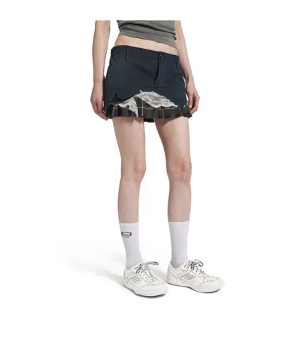 Balenciaga Women Hamptons Worn-out Leather Low-top Sneakers In Neutral