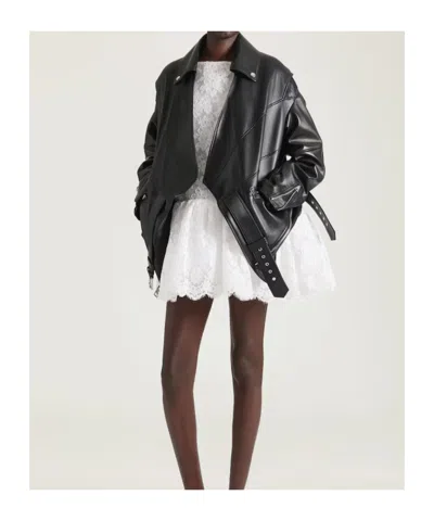 Givenchy Back-to-front Biker Jacket In Leather In Black