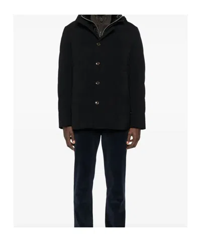 Montecore Hooded Down Jacket In Black