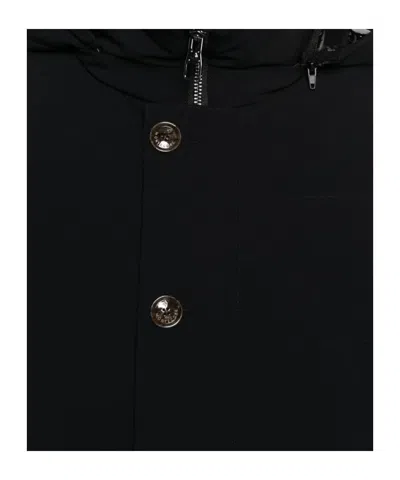 Montecore Hooded Down Jacket In Black