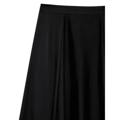 Anine Bing Flared Midi Skirt In Black