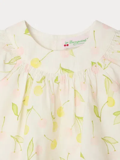 Bonpoint Lala Poplin Blouse In Multi