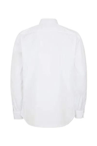 Dsquared2 Stretch Cotton Shirt In White