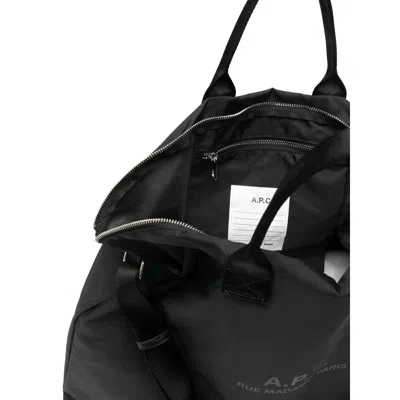 A.p.c. A. P.c. Adjustable-strap Messenger Bag In Black