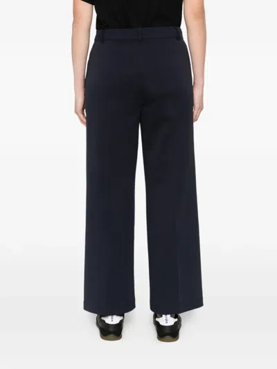 Weekend Max Mara Wkdabano Button Trousers In Blue