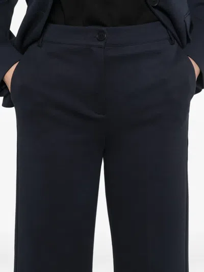 Weekend Max Mara Wkdabano Button Trousers In Blue