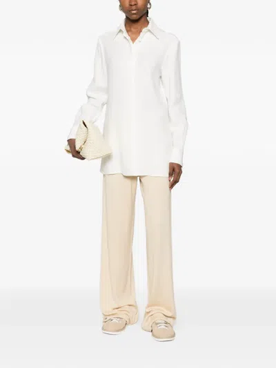 Kiton Collared Shirt In White