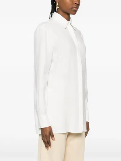 Kiton Collared Shirt In White
