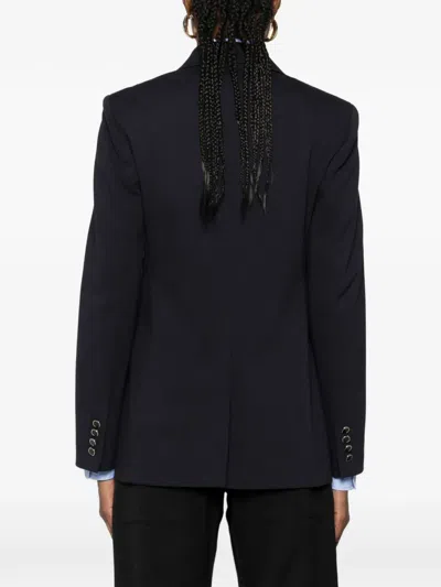 Max Mara Mstriviera Double-breasted Jacket In Black