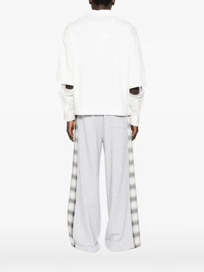 Feng Chen Wang Layered-design T-shirt In White