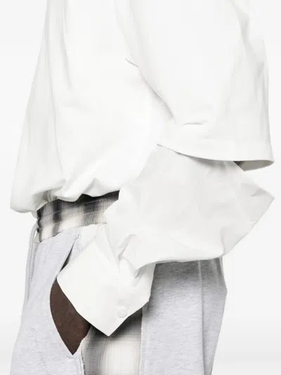 Feng Chen Wang Layered-design T-shirt In White