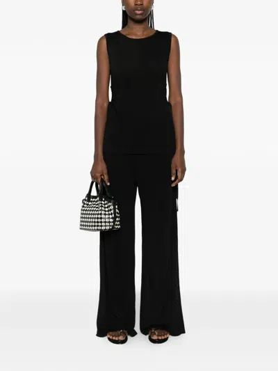 P.a.r.o.s.h Side-tie Top In Black