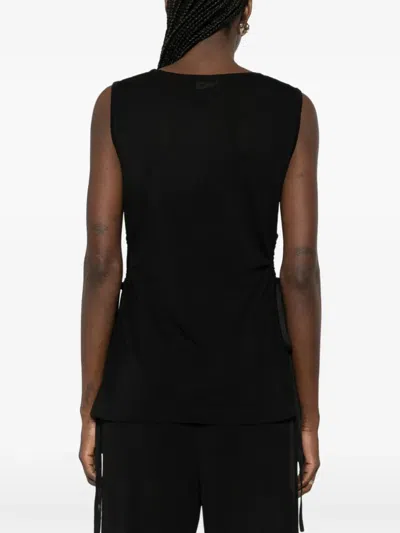P.a.r.o.s.h Side-tie Top In Black