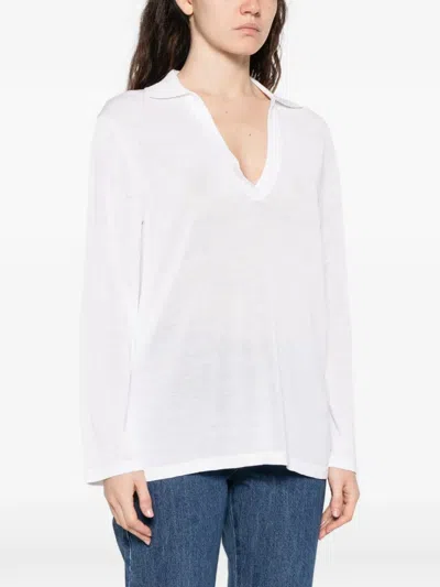 P.a.r.o.s.h Long-sleeve T-shirt In White