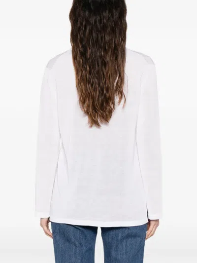 P.a.r.o.s.h Long-sleeve T-shirt In White