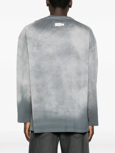 Feng Chen Wang Long-sleeve T-shirt In Gray