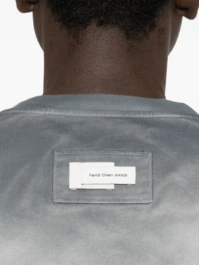 Feng Chen Wang Long-sleeve T-shirt In Gray