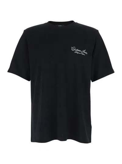 Amiri Graphic Print Crew Neck Relaxed Fit T-shirt In Black