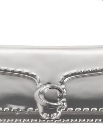 Coach Tabby Bag Charm In Silver