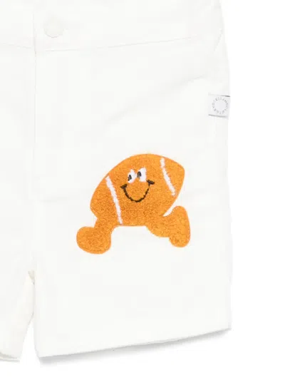 Stella Mccartney 波珠贴花短裤 In White