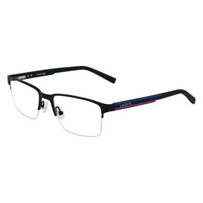 Lacoste Demo Rectangular Men's Eyeglasses L2279 201 55 In Black