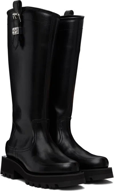 Ganni Studs Boot In Black