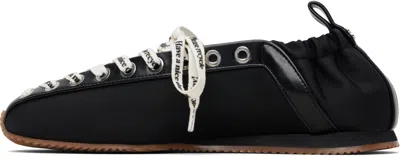 Ganni Alexander Mcqueen White Leather Sneakers With White Leather Heel