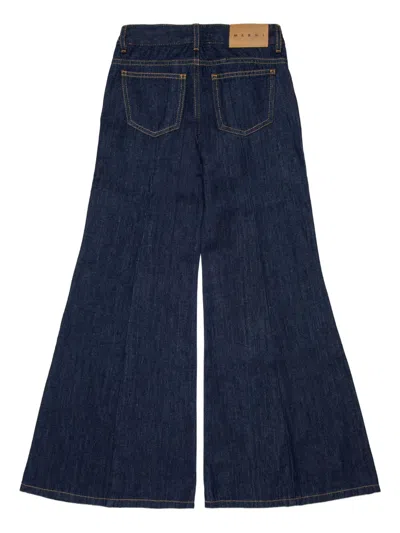 Marni Kids Mp251f Pantaloni In Blue