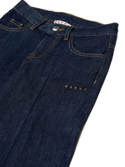 Marni Kids Mp251f Pantaloni In Blue