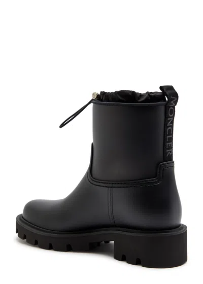 Moncler Stylish High-top Mini Boots With Drawstring Fastening 20 Cm In Animal Print