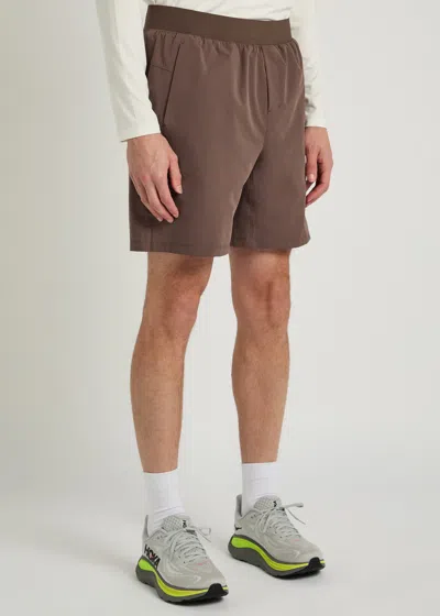 Condition Core Logo Shell Shorts In Brown